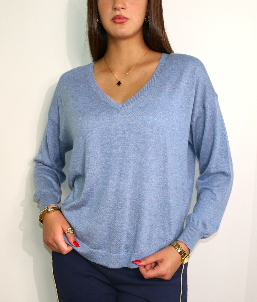 Pull TONKA  bleu ciel 