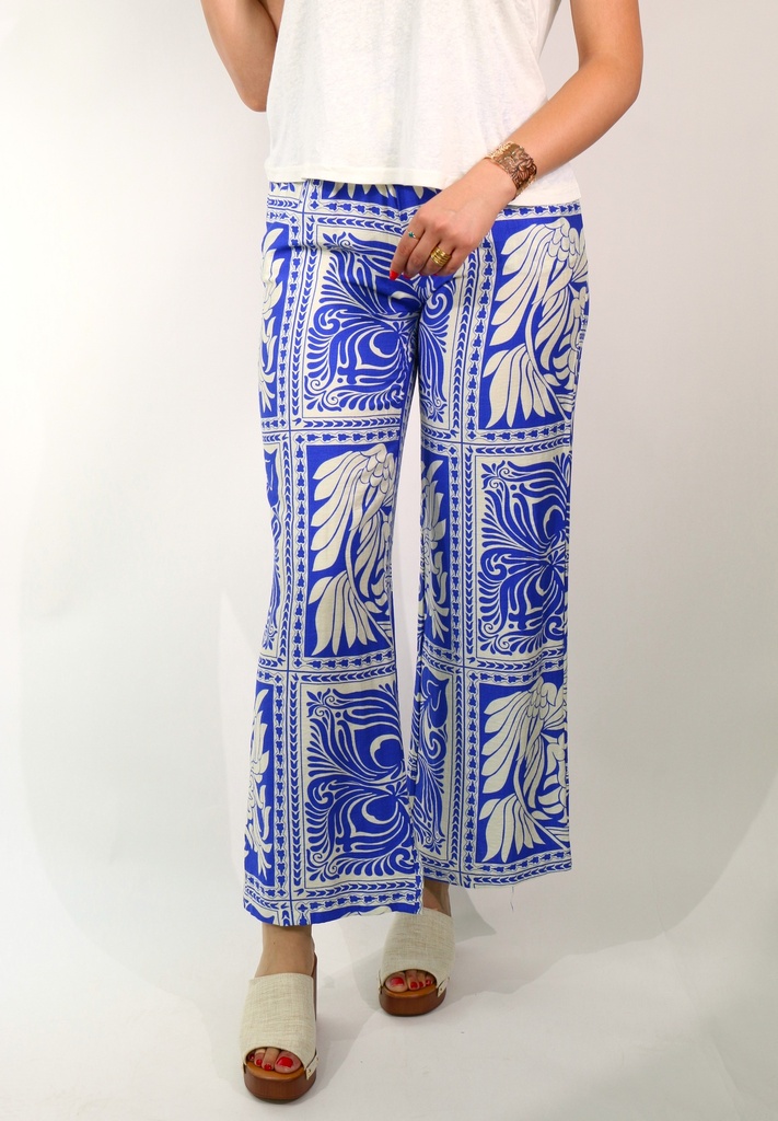 Pantalon Imprimé Wave