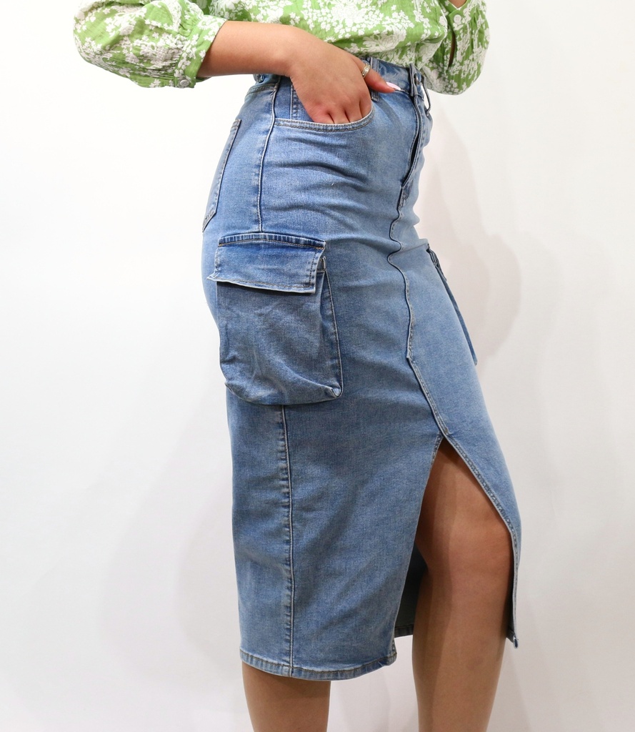 Jupe Crayon en jean 
