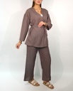 Ensemble Marron bouton OR