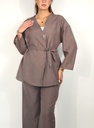Ensemble Marron bouton OR
