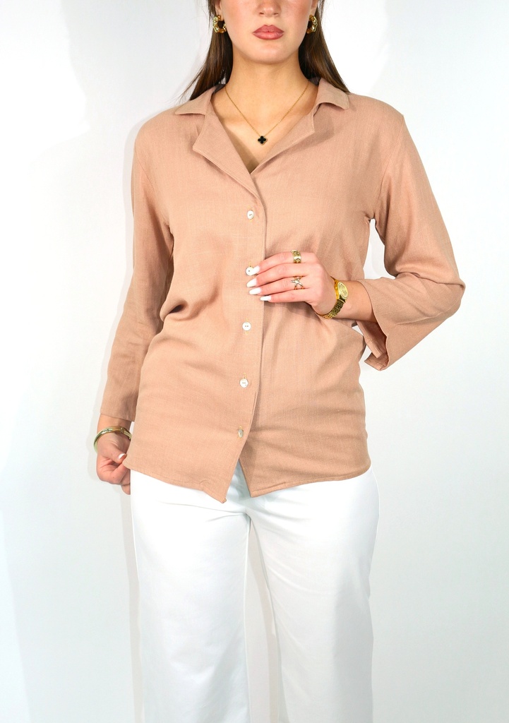 Chemisier ALOIS Beige