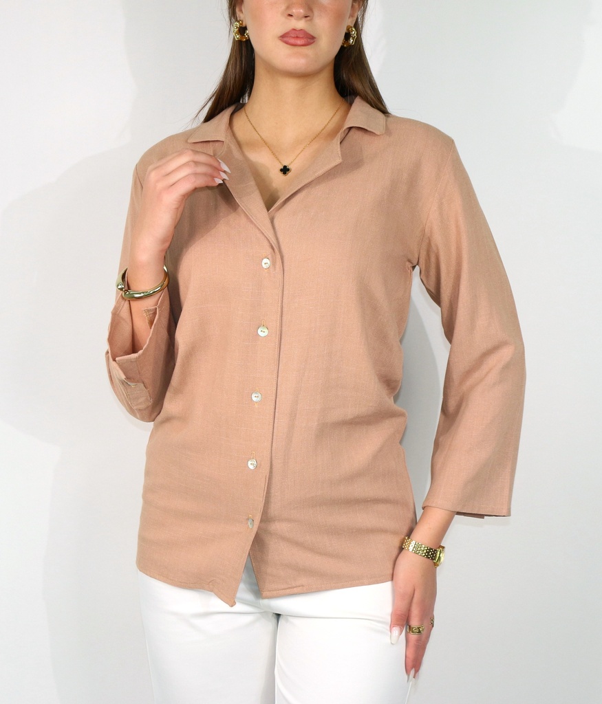 Chemisier ALOIS Beige