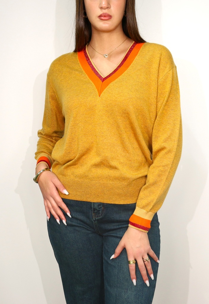PULL Cricket Moutarde