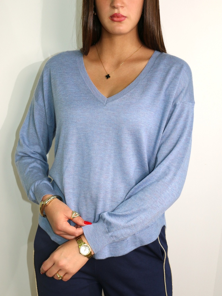 Pull TONKA  bleu ciel 