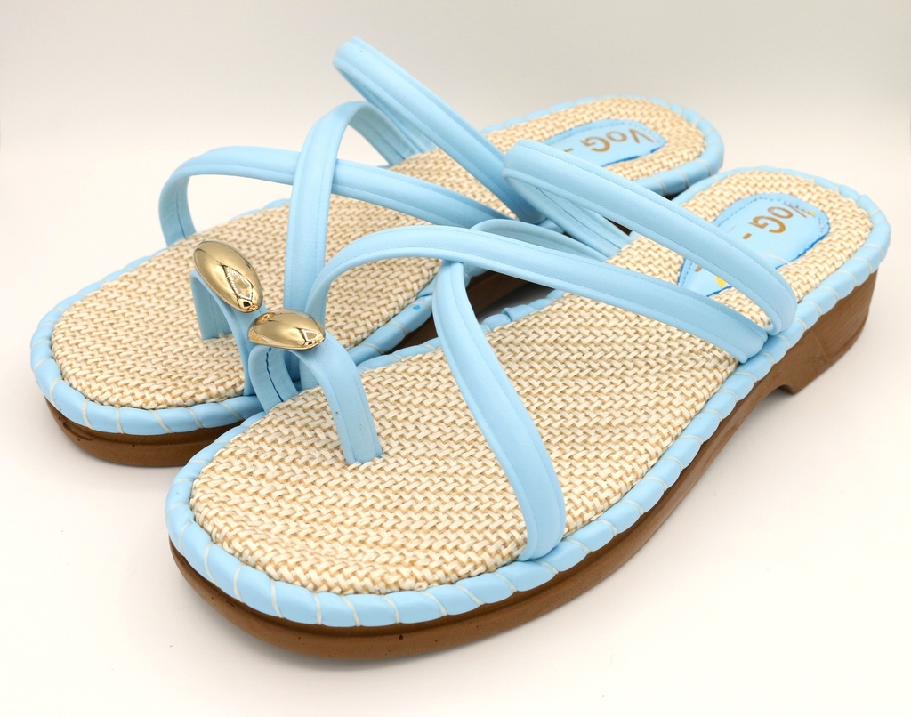 Mules bleues