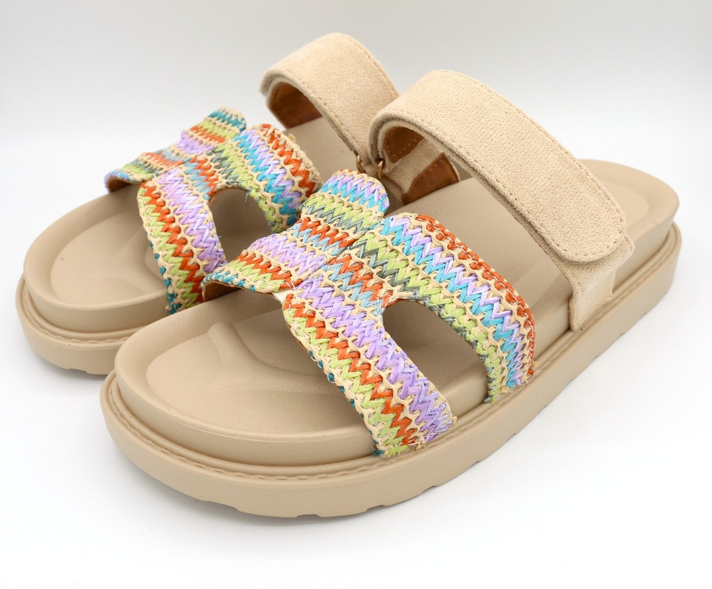 Mules H multi-couleurs